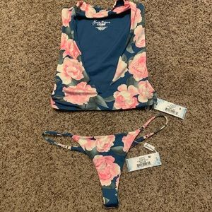 Frankies Harley Pink Peony Bikini
